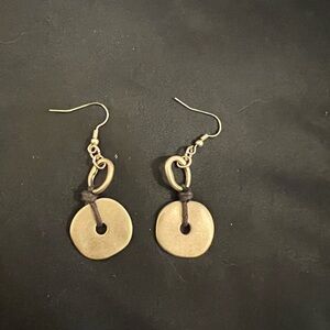 Premier designs dangle gold tone brass like earrings